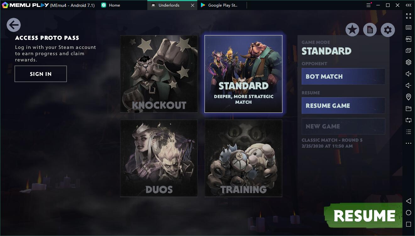 dota underlords pc