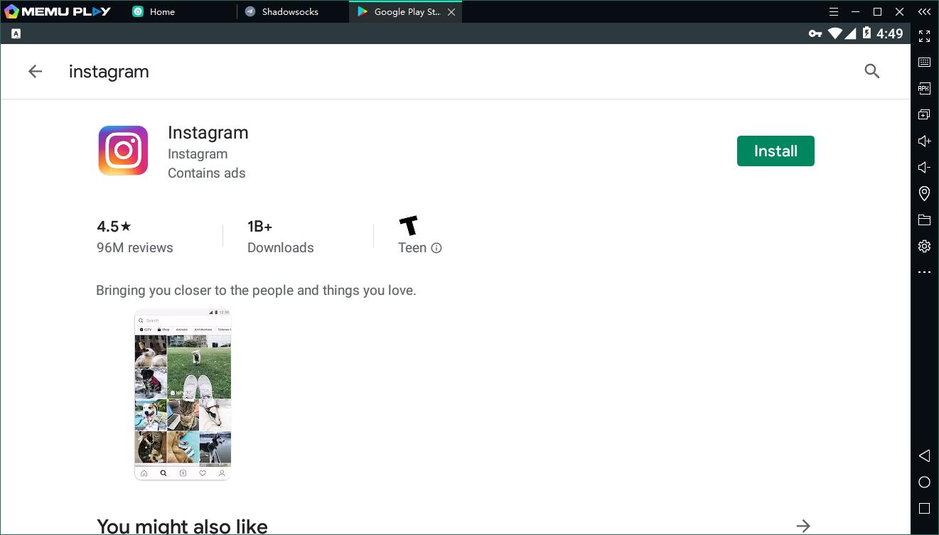 Instagram pc